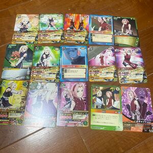 NARUTOナルトカード　春野サクラ&いの　セット　箔押し有り