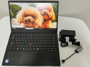 大幅に値下げ【イーサネット拡張ケーブル付属】 Lenovo ThinkPad X1 Carbon 7th(Gen7 2019) 第8世代i5-8365U MEM:8G SSD256G