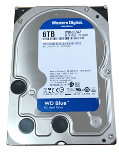 【中古パーツ】3.5 SATA 6TB 1台 正常 WDC WD60EZAZ 使用時間475H ■HDD7269