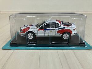 アシェット 1/24 国産名車コレクション vol.197 トヨタ セリカ ターボ 4WD ST185 C.Sainz-L.Moya Rally New Zealand[1992] ミニカー