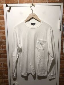 COMME des GARCONS HOMME コムデギャルソンオム 長袖Ｔシャツ ロンT ロゴ HL-T010 AD2023 サイズS ホワイト　FK