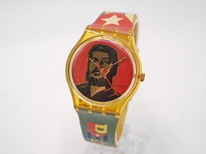 #2291 SWATCH スウォッチ 腕時計 チェ・ゲバラ キューバ革命 AG1994 REVOLUCION 動作品 中古品 クオーツ