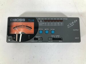 BOSS ボス ギター＆ベースチューナー G&B TUNER TU－8 本体のみ チューナー ユーズド