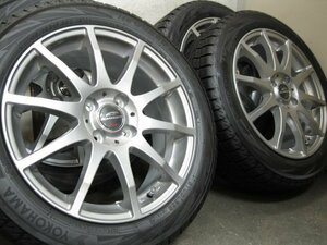 ■美品中古■シュナイダー16インチ(1665+53 4H PCD100) スタッドレス185/55R16 4本セット■