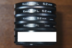 [52mm] Kenko PL 偏光フィルター 380円/枚