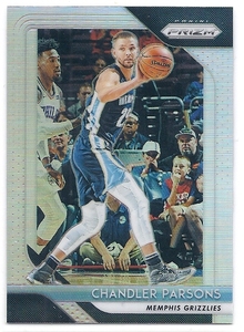 18-19 Panini Prizm Chandler Parsons Silver Prizm