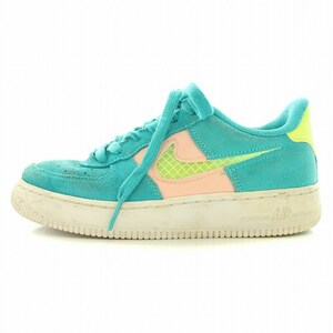 ナイキ NIKE AIR FORCE 1 07 LV8 ORACLE AQUA GHOST GREEN エアフォース1 07 LV8 オラクルアクア ゴーストグリーン スニーカー 青