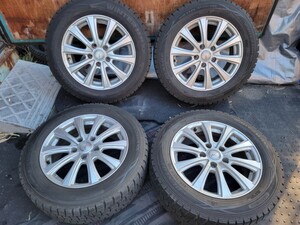 ■205/60R16 ダンロップ ウインター マックス + トピー実業 シビラネクスト DZ-10 16X6.5J 5X114.3 ET:38 ハブ径73㎜ 90系ノア等に！■