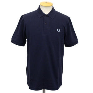 FRED PERRY (フレッドペリー) M3N THE ORIGINAL FP SHIRT (オリジナルポロシャツ) イングランド製 全3色 FP273 Navy / Ice-36