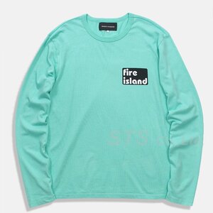 Bianca Chandon - Fire Island Longsleeve T-Shirt　ターコイズM　ビアンカ シャンドン - ファイヤー アイランド ロングスリーブ ティー