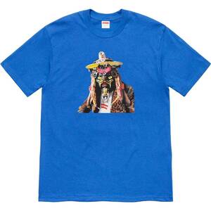 【新品】Lサイズ Supreme Rammellzee Tee シュプリーム ラメルジー Tシャツ フォトT ROYAL ロイヤル ブルー 20ss week4