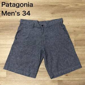 【送料無料】Patagoniaショートパンツ　メンズ34サイズ　パタゴニアアウトドアショーツハーフパンツボトムス登山