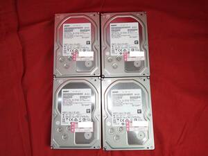 HGST　HDN724030ALE640 【3TBx4】 中古 SATA 3.5インチ 内蔵ハードディスク 【10日間保証】