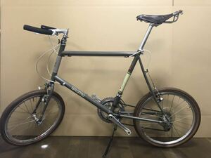 BRUNO ブルーノ　ミニベロ20　レイノルズ520　クロモリ　2段×8変速 自転車　Minivelo　Road Drop　サイクリング　ツーリングバイク　