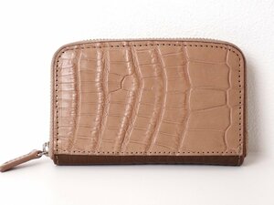 新品　クロコダイル コインケース　カードケース　財布　メンズ