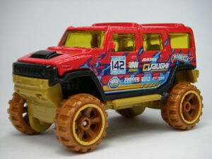 ホットウィール (赤) ハマー H2 Hummer ＜ルース＞ Hot Wheels オフロード