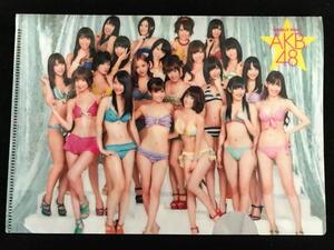 AKB48 クリアファイル A5 サイズ 中古 