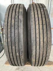 引取可能 11R22.5 14PR DUNLOP SP141 高床タイヤ 2本