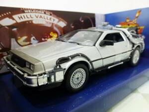 WELLY製■BACK TO THE FUTURE 1/24 DELOREAN TIME MACHINE 2■バックトゥー ザ フューチャー デロリアン