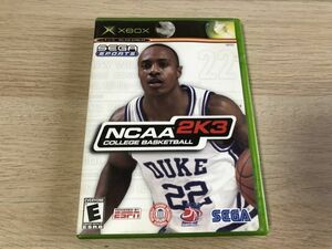 Xbox ソフト NCAA COLLEGE BASKETBALL 2K3 【管理 13532】【ジャンク】