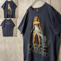 carrieunderwoodキャリーアンダーウッドバンドtシャツ紺ネイビー音楽