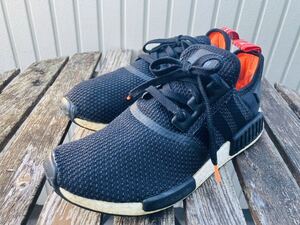 adidas アディダス NMD R1 エヌエムディー B37621 BLK/BLK/ORG