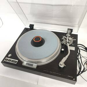 1円~【通電確認済】トリオ TRIO KP-7070 レコードプレーヤー DDターンテーブル オーディオ機器 J150277