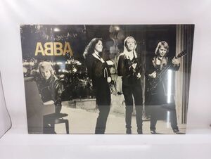 S/ 希少 当時物 ABBA アバ ポスター 特大 パネル ZOOM INC. U.S.A / NY-1733