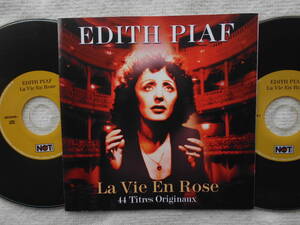 エディット・ピアフ EDITH PIAF●2枚組CD●LA VIE EN ROSE●シャンソン