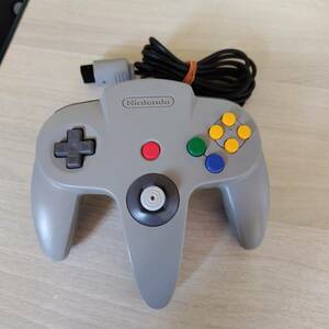 ☆N64　コントローラブロス(グレー)　　何本でも同梱可☆