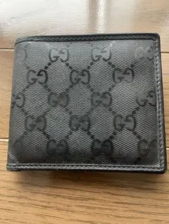 【化粧箱付き】グッチGUCCI 二つ折り財布 インプリメxレザー