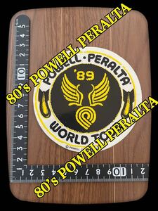 80s Powell Peralta 89 world tour パウエルペラルタ オールド ビンテージ スケートボード ステッカー 新品 Dead Santa Cruz Dogtown