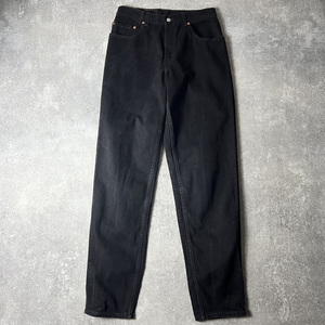 00s USA製 Levis 560 ブラック デニム パンツ 32 36 / 00年代 アメリカ製 リーバイス オールド ジーンズ ジーパン 黒 ルーズ