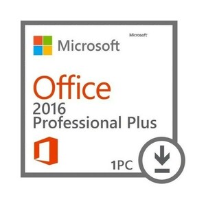 Microsoft Office 2016 Professional Plus 1PC プロダクトキー 正規版 ダウンロード版