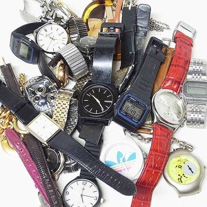 【まとめ売り】腕時計 ジャンク品28点（SEIKO、CITIZEN、ORIENT、CASIO、NIXON その他）