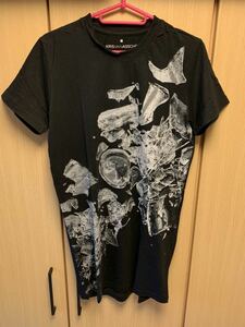 正規 KRIS VAN ASSCHE クリス ヴァン アッシュ × misericordia ミゼリコルディア ロング丈 Tシャツ 黒 XS