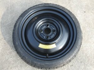 J711 ほぼ未使用 T 105/70D16 1本 スペアタイヤ 105/70-16 105-70-16 DUNLOP SPACE MISER MK3 16インチ鉄ホイール