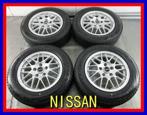 ■中古タイヤホイール■　NISSAN ESTIO 15インチ 6J +40 5H 114.3 BRIDGESTONE VRX2 185/65R15 88Q 冬 ST 激安 送料無料 J812