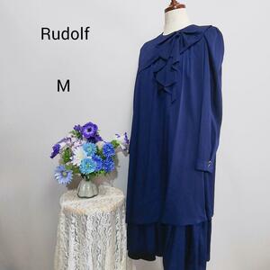 Rudolf 極上美品　ドレス　ワンピース　パーティー　Мサイズ　紺色系