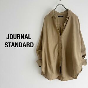 【ネコポス送料230円 2点以上で送料無料】JOURNAL STANDARD ジャーナルスタンダード シャツ ベージュ レディース