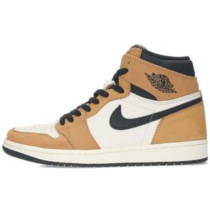 ナイキ スニーカー AIR JORDAN 1 RETRO HIGH OG ROOKIE OF THE YEAR 26.5cm エアジョーダン1ハイオージールーキーオブザイヤー 中古 HJ12