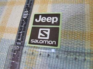 Salomon x Jeep/サロモンｘジープ/シート/ステッカー/シール/A　※ ヤフーショッピングストア/レア物商会・健美堂でも大量出品中！