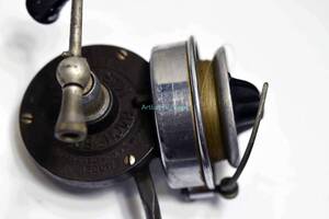 AIREX BACHE BROWN MASTER REEL MODEL 3 USA SPINNING REEL AX06-307 VINTAGE REEL,　OLD REEL,　HISTRICAL REEL ビンテージリール