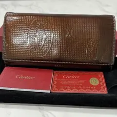 新品同様‼️ カルティエ　Cartier 財布　長財布　ハッピーバースデー