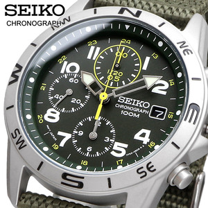 SEIKO セイコー 腕時計 メンズ 国内正規 クォーツ クロノグラフ SND377R