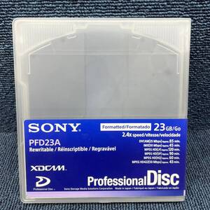 #3390-8 SONY ソニー PFD23A XDCAM 記録用 23G プロフェッショナルディスク 通常ケースタイプ 