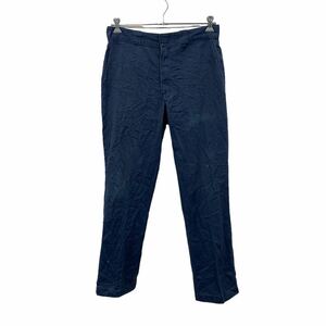 Dickies ワーク・ペインターパンツ W34 ディッキーズ ネイビー ロゴ 古着卸 アメリカ仕入 2308-206