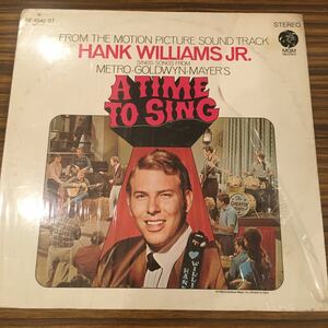 LP OST / A Time To Sing / Hank Williams JR. / SE-4540ST / 5枚以上で送料無料