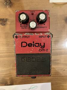 1981年製 BOSS DM-2 前期 MN3005 MN3101 ディレイ アナログディレイ ギター エフェクター 初期 analog delay