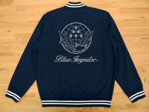 航空自衛隊 Blue Impulse ネイビー コンフォート スタジャン XXL グレー ミリタリージャケット ブルーインパルス